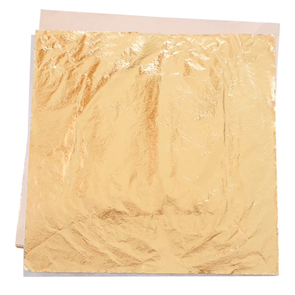 Folha de Ouro Para Douração e Restauro 14x14cm 5000 Folhas